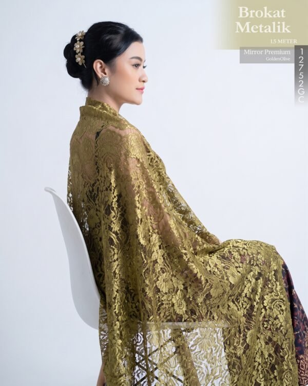 12752a Brokat Mirror Metalik Premium 1.5