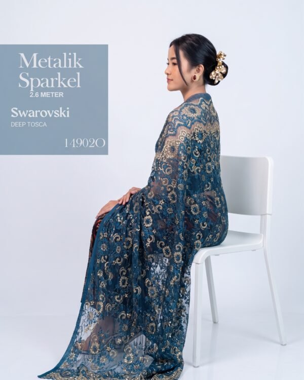 Brokat Metalik Swarovski Sparkle 2.6