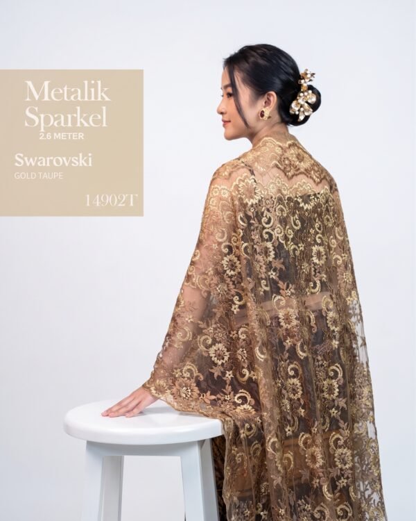 Brokat Metalik Swarovski Sparkle 2.6