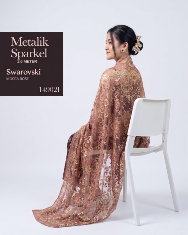 Brokat Metalik Swarovski Sparkle 2.6