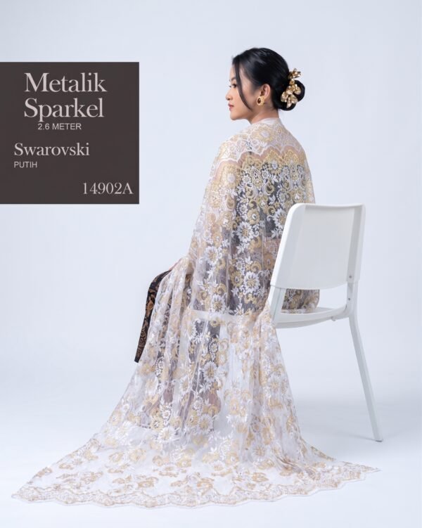 Brokat Metalik Swarovski Sparkle 2.6