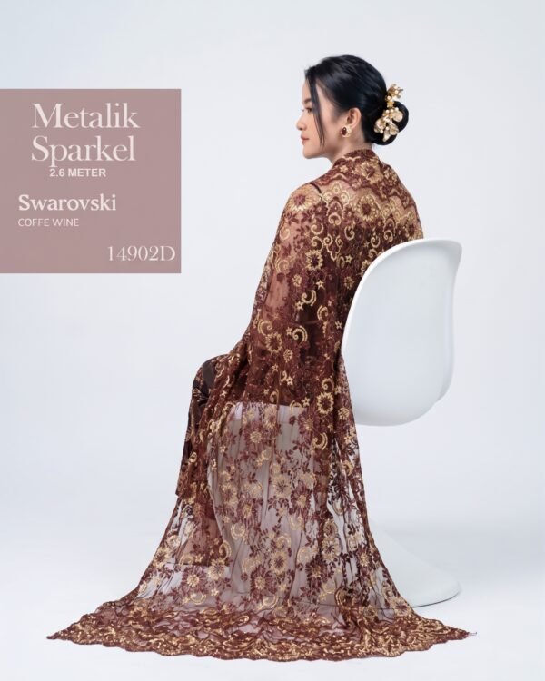 Brokat Metalik Swarovski Sparkle 2.6