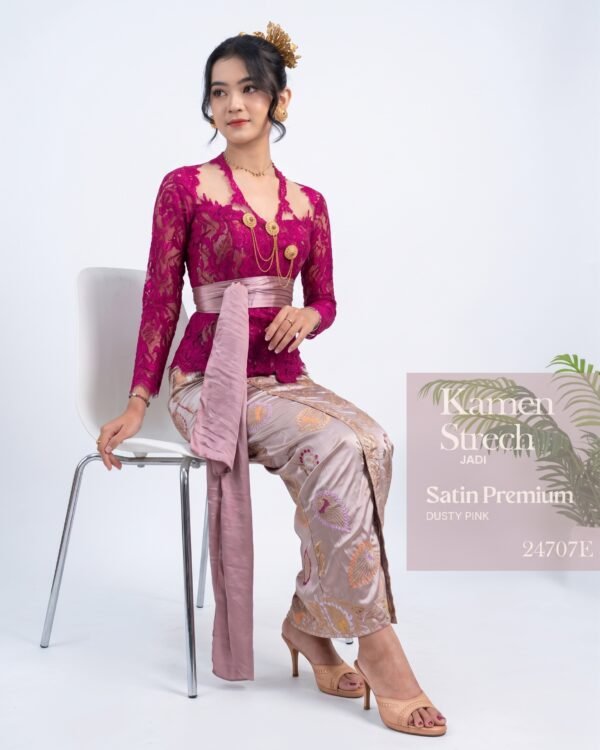 24707b Kamen Jadi Satin Silky