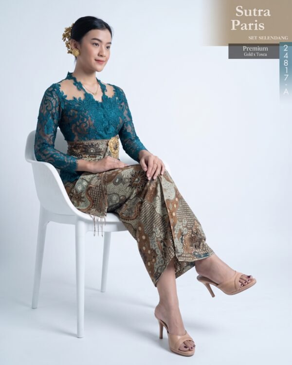 Kamen Paris set Selendang