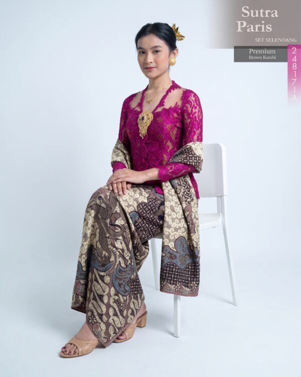Kamen Paris set Selendang
