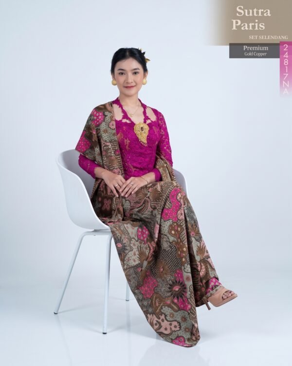 Kamen Paris set Selendang