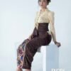 25027e Tenun Endek Tumpal Songket Ori set Sld