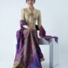25027h Tenun Endek Tumpal Songket Ori set Sld