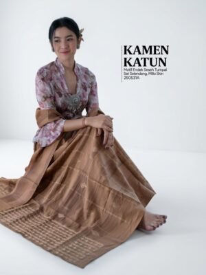 25053 Kamen Katun Motif Endek set Sld