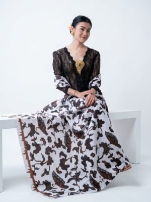 25060b Kamen Batik Bledak set Selendang