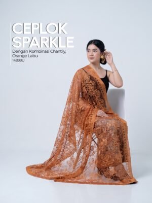 orange labu Brokat Kombi Sparkle Chantilly 2.6